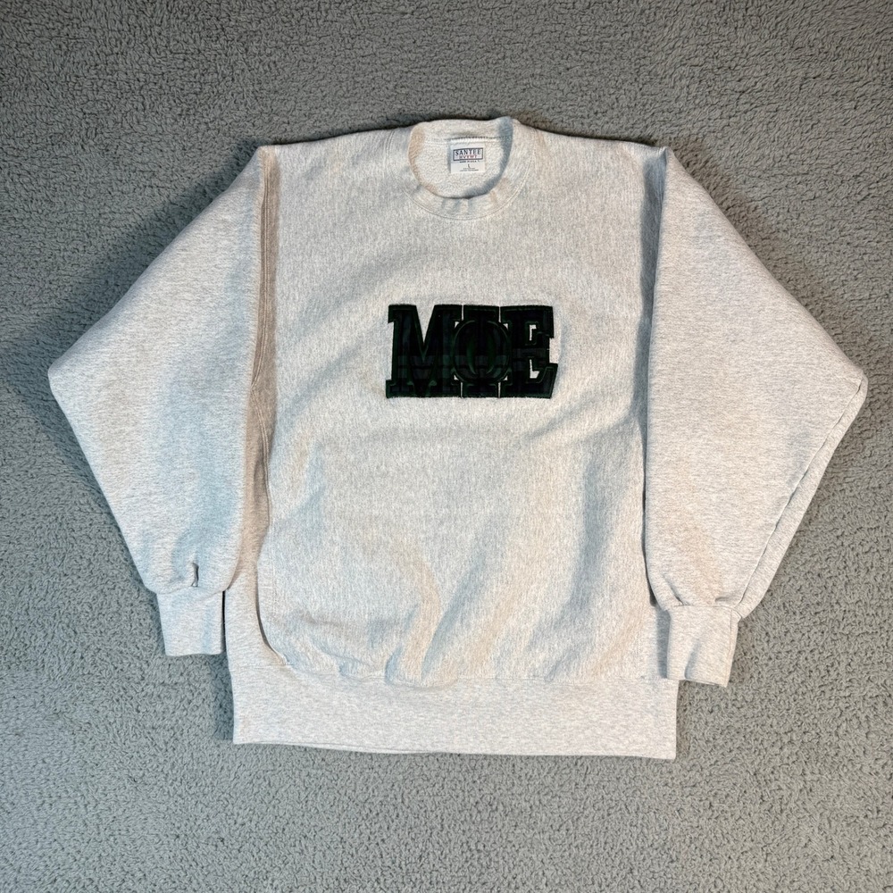 Vintage 90s Mu‎ Phi Epsilon Crewneck Size Large Fraternity Collegiate Sweatshirt - Picture 2 of 9